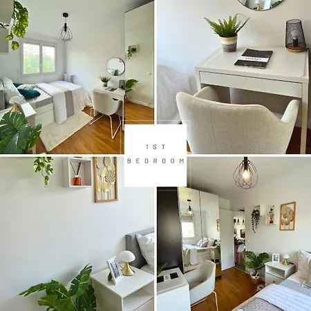 Appartement Entire 60m2 - Close To Paris - Parking - Kitchen - 2min Rerb - Olympic'24 Bourg-la-Reine