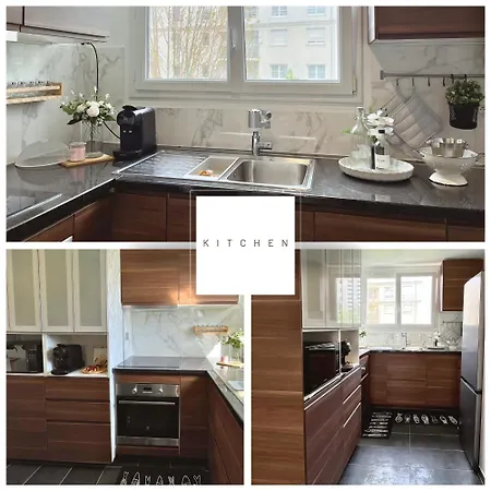Entire 60m2 - Close To Paris - Parking - Kitchen - 2min Rerb - Olympic'24 Apartment Bourg-la-Reine